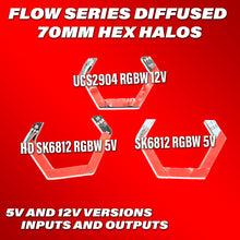 Load image into Gallery viewer, Color Flow HEX Halos - SK6812 RGBW