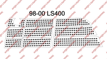 Load image into Gallery viewer, 98-00 Lexus LS400 UCF20 taillight LED Boards (DIY ITEM)