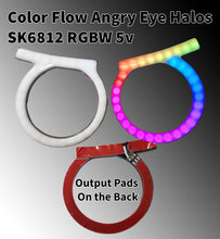 Load image into Gallery viewer, Color Flow Angry Eye Halos - 5v SK6812 RGBW