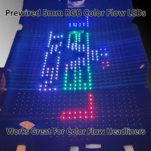 Load image into Gallery viewer, Pre-wired 5mm RGB Flow Series LEDs - Headliner LEDs