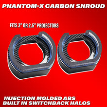 Load image into Gallery viewer, Phantom-X Carbon Shroud — DRL / Turn Signal / Startup Animation