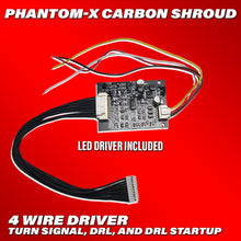 Load image into Gallery viewer, Phantom-X Carbon Shroud — DRL / Turn Signal / Startup Animation