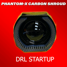 Load image into Gallery viewer, Phantom-X Carbon Shroud — DRL / Turn Signal / Startup Animation