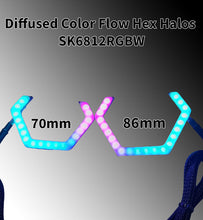 Load image into Gallery viewer, Color Flow HEX Halos - SK6812 RGBW