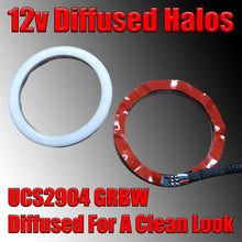 Load image into Gallery viewer, Flow Series 12v Round Halos - Diffused UCS2904 RGBW