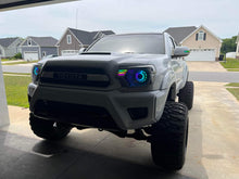 Load image into Gallery viewer, Angry Eye RGB halos - Includes controller with DRL and Turn Signal Inputs