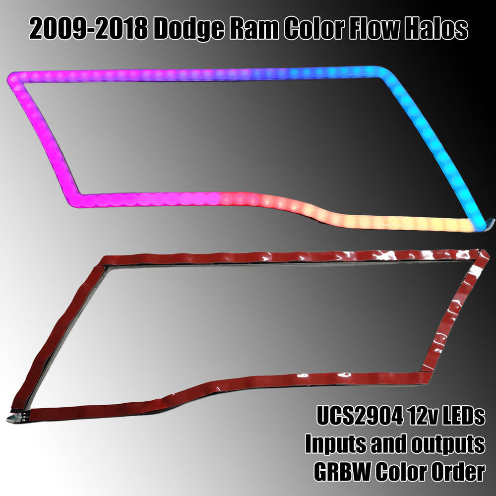 09-18 Dodge Ram Flow Series boards - 12v UCS2904 RGBW