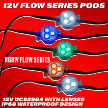 Load image into Gallery viewer, Flow Series 12v PODs - UCS2904 RGBW
