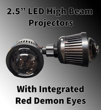 Load image into Gallery viewer, Next Level Neo 2.5" Dedicated High Beam Projectors W/ Demon eyes
