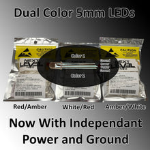 Load image into Gallery viewer, 5mm Round Top Ultra bright LEDs - Dual Color

