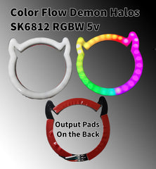 Flow Series Demon Halos - 5v SK6812 RGBW