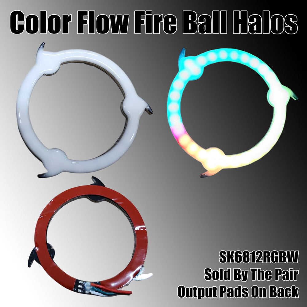 Flow Series Fire Ball Halos - 5v SK6812 RGBW