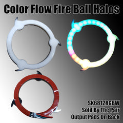 Flow Series Fire Ball Halos - 5v SK6812 RGBW