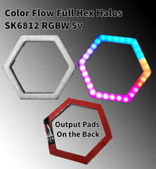 Flow Series Full HEX Halo - 5v SK6812 RGBW