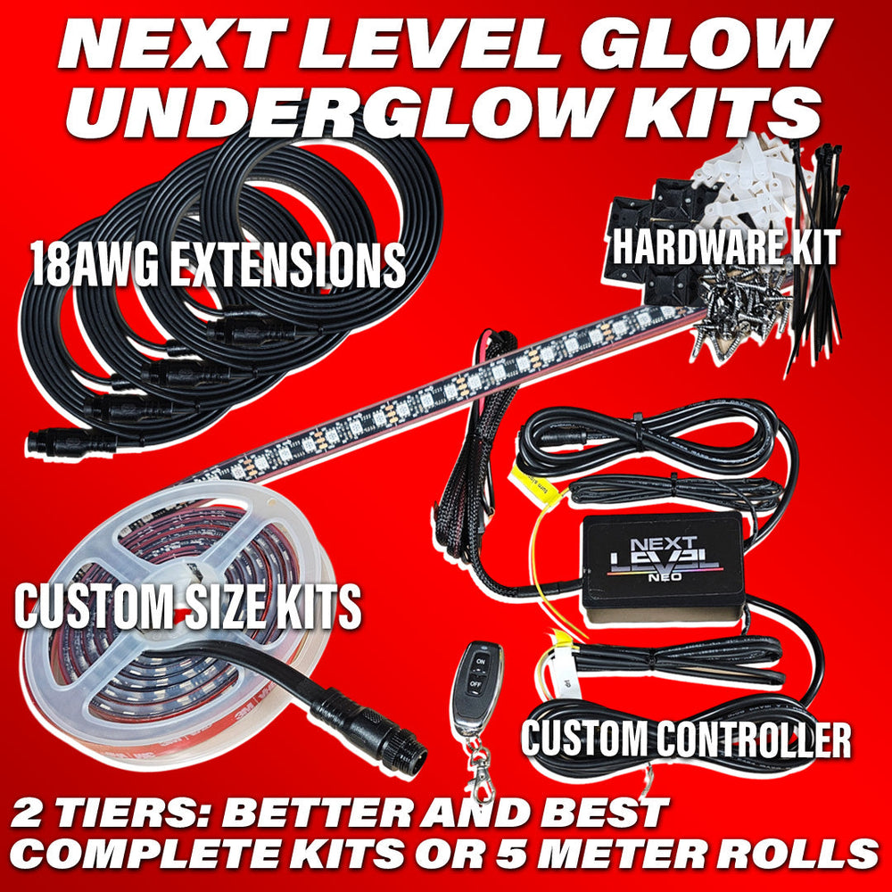 Next Level Glow "Better" Underglow Kit (No Controller)