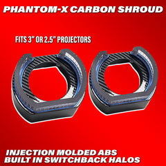 Phantom-X Carbon Shroud — DRL / Turn Signal / Startup Animation