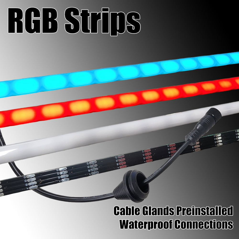 RGB Strips - Includes New Single Box Controller