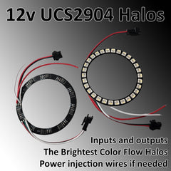 Flow Series Halos - UCS2904 RGBW