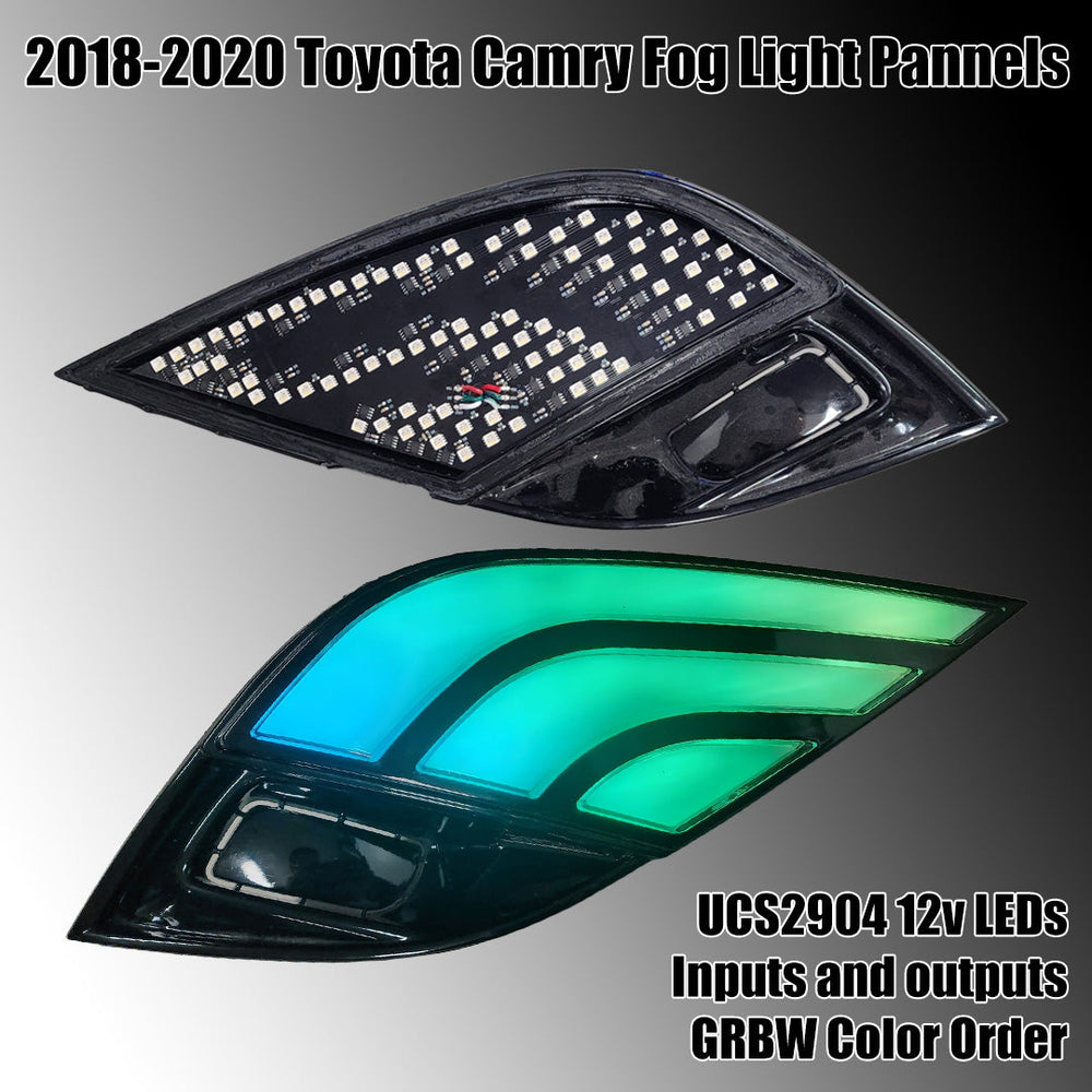 Toyota Camry Fog Bezel Flow Series Boards (18-20 Models)