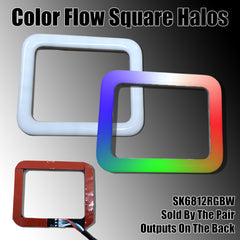 Flow Series Square Halos - 5v SK6812 RGBW