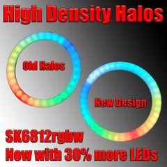 High Definition Flow Series Halos - 5v SK6812 RGBW