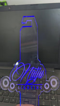 Load and play video in Gallery viewer, Engraved Custom Hood props (email natjulighting@gmail.com) for custom design and pricing details
