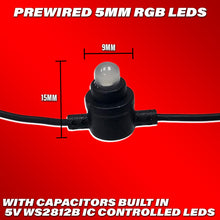 Load image into Gallery viewer, Pre-wired 5mm RGB Flow Series LEDs  - Headliner LEDs
