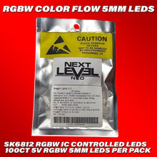 Load image into Gallery viewer, Flow Series RGBW 5mm leds(100 count pack) - SK6812 RGBW
