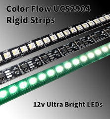 Flow Series 12mm Rigid Strips - UCS2904 RGBW - 2 Half Meter Strips